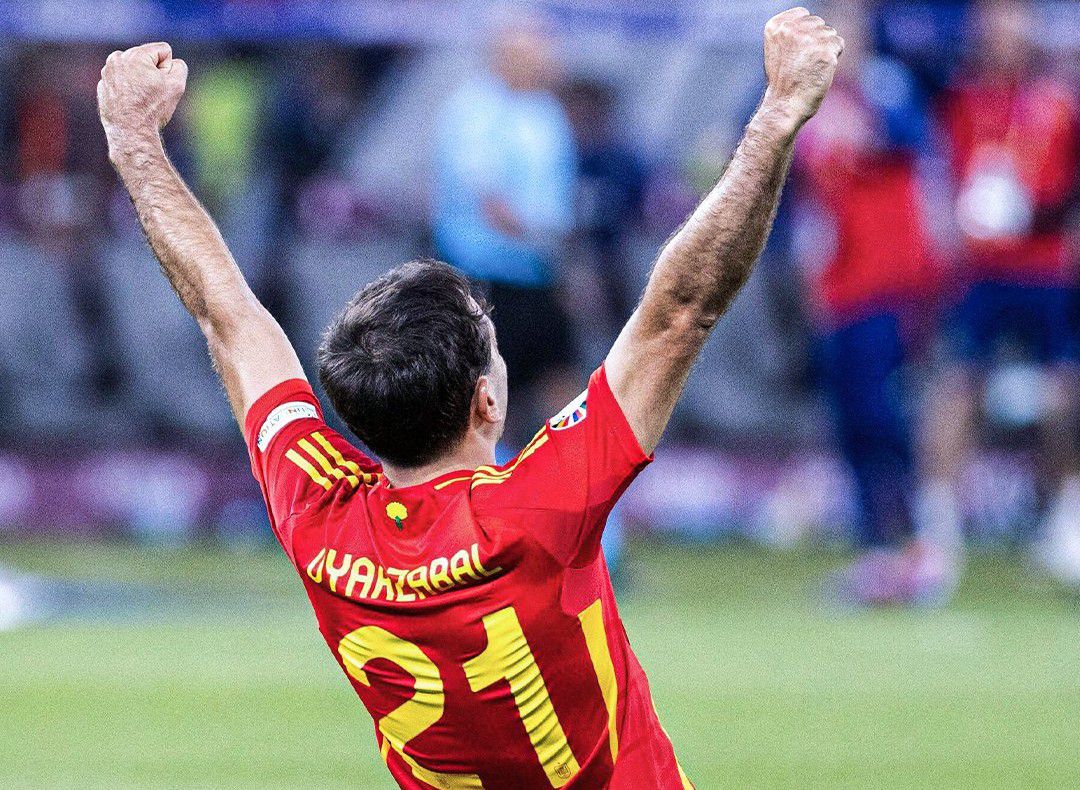 Конкурентоспособное государство горячо! Оярсабаль забил 13 голов в последних 8 играх сборной.